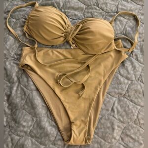 Olive Green XL Women Bikini